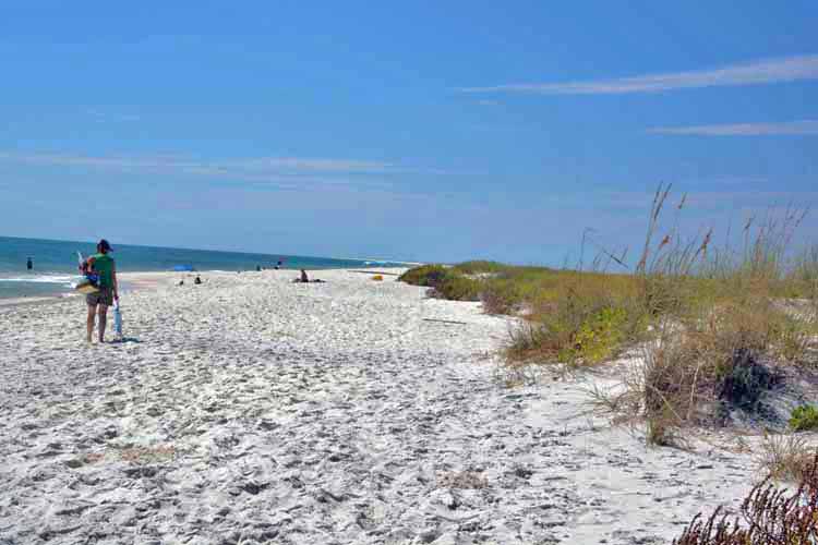 white sand beach